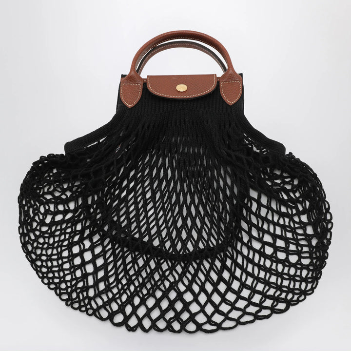 Longchamp - Black La Pliage Filet small