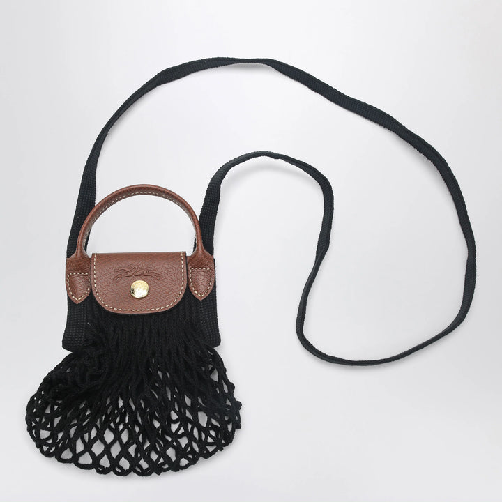 Longchamp - Black Le Pliage Filet XS bag