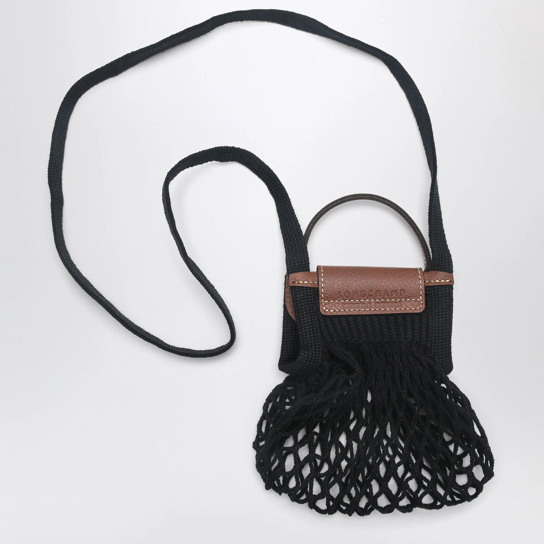 Longchamp - Black Le Pliage Filet XS bag