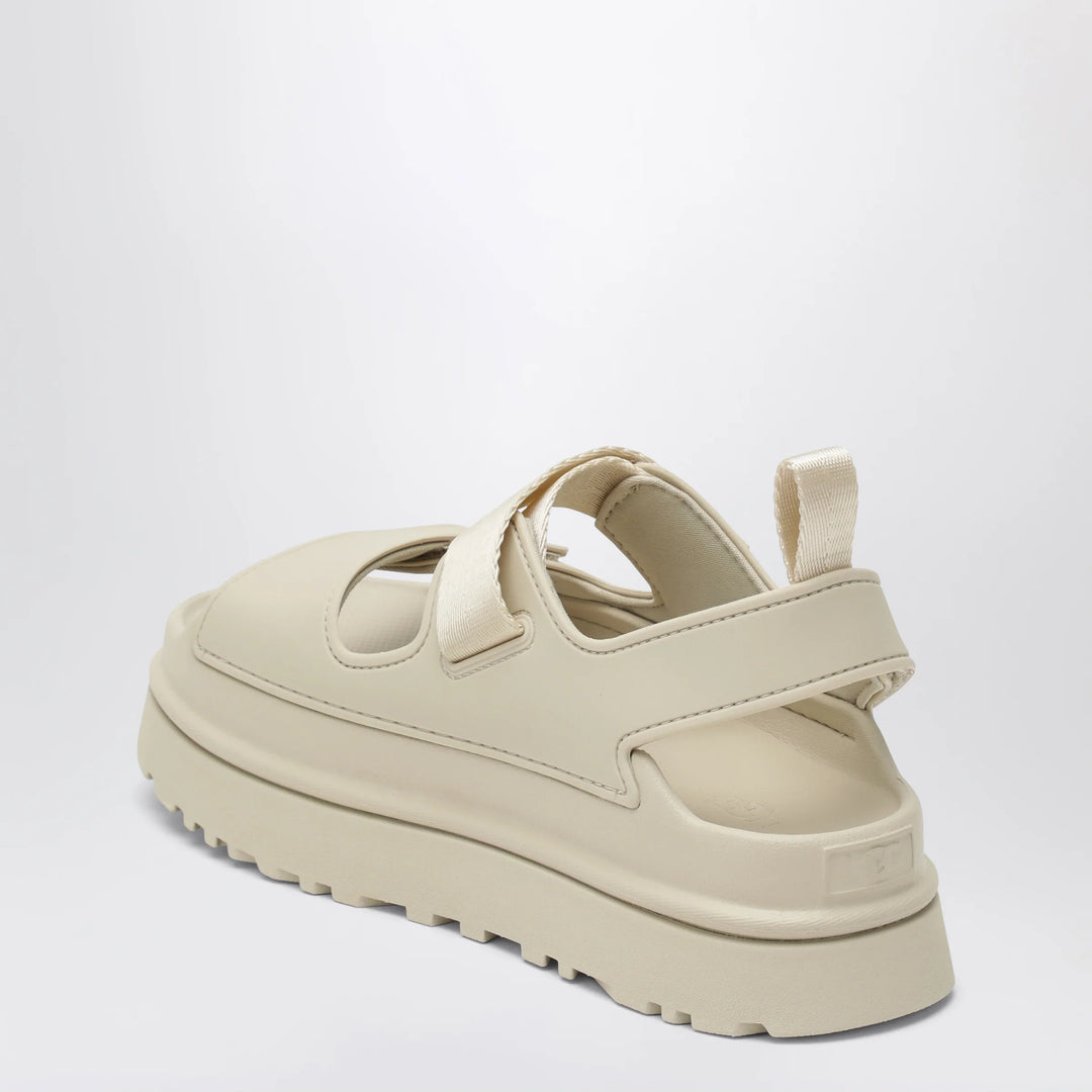 UGG - GoldenGlow platform EVA sandals in Sea Salt