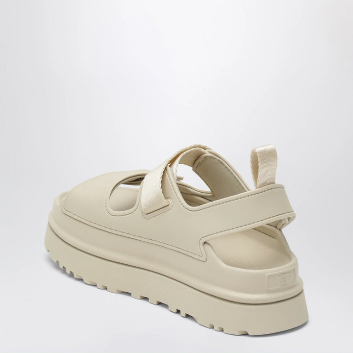 UGG - GoldenGlow platform EVA sandals in Sea Salt