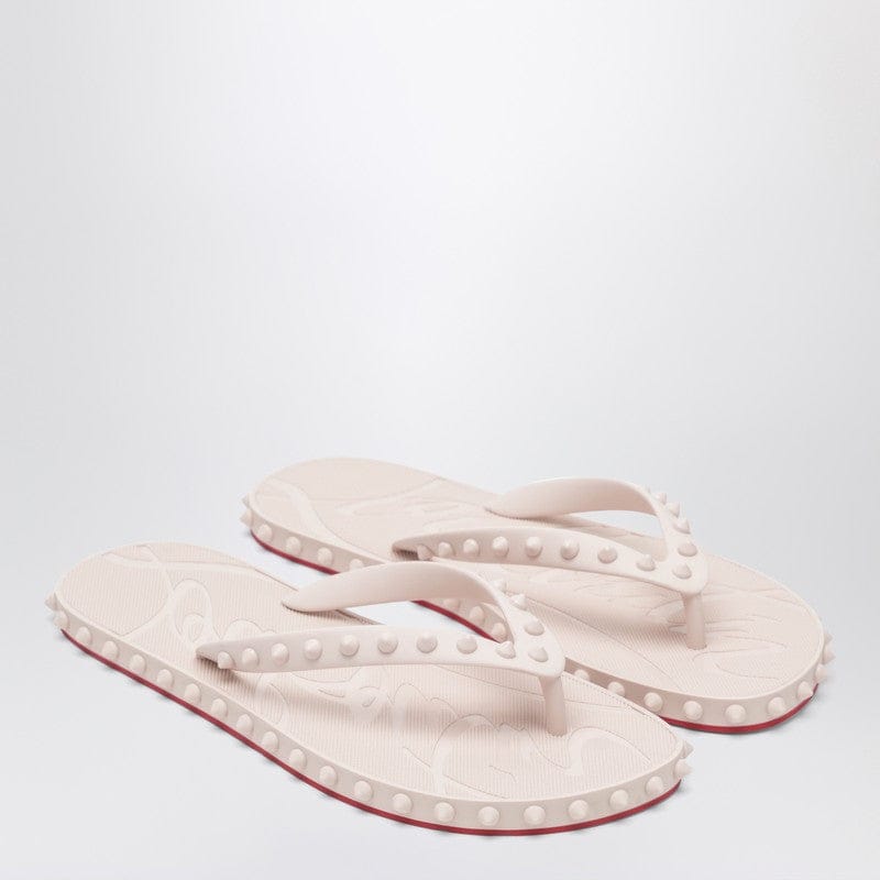 Shoes Christian Louboutin - Super Loubi Flip-Flops milk coloured - 37 IT Brand