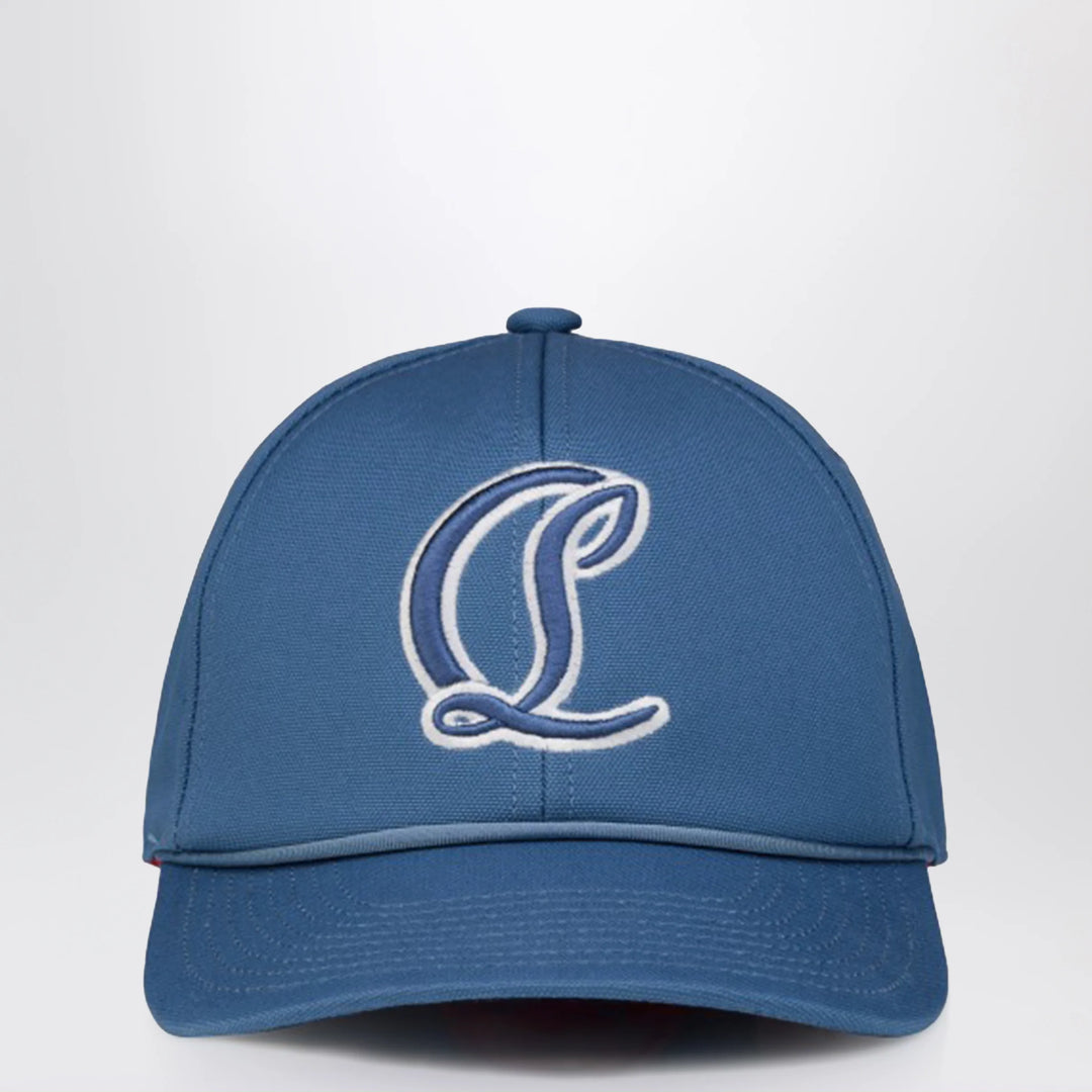 Christian Louboutin - Mooncrest Ivy Ac baseball cap sky blue
