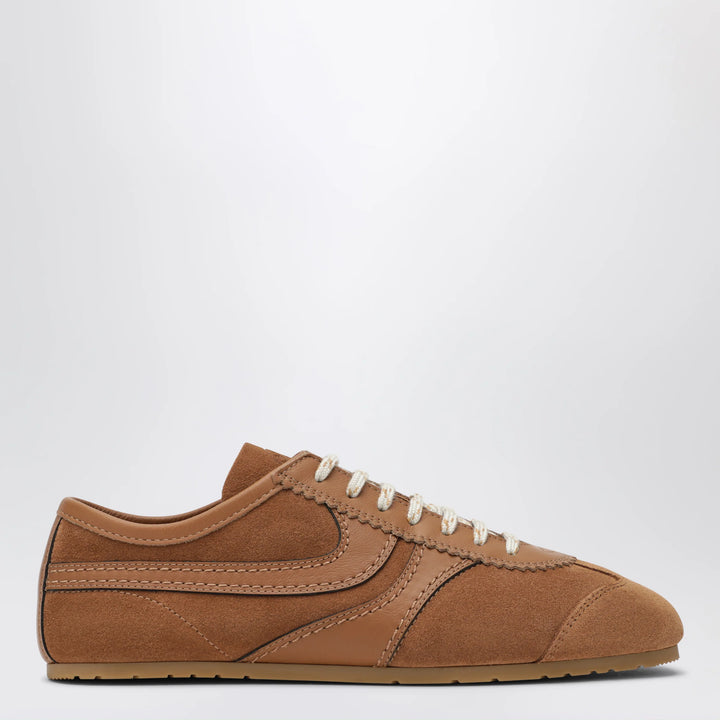 Dries Van Noten - Brown leather and suede Sneakers