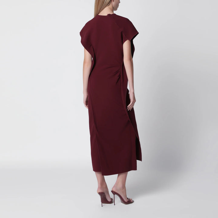 Victoria Beckham - Victoria stretch cady ankle-length dress in cinnabar red