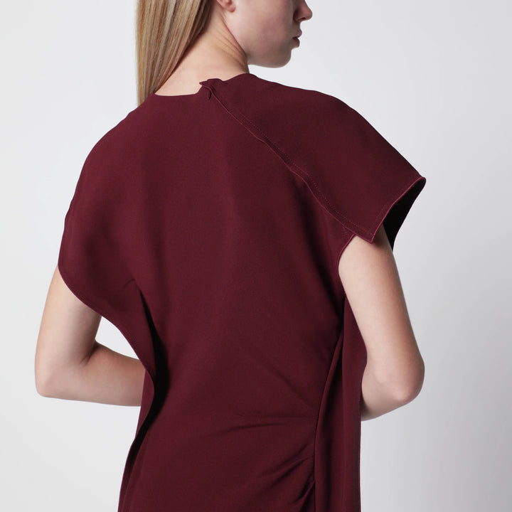 Victoria Beckham - Victoria stretch cady ankle-length dress in cinnabar red