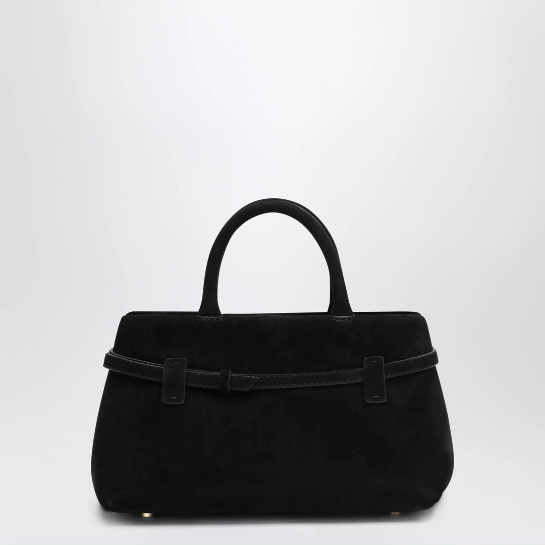 Manu Atelier - Le Cambon 25 black suede bag
