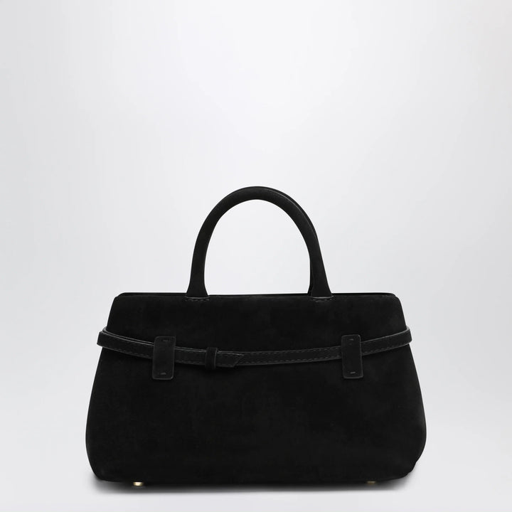 Manu Atelier - Le Cambon 25 black suede bag