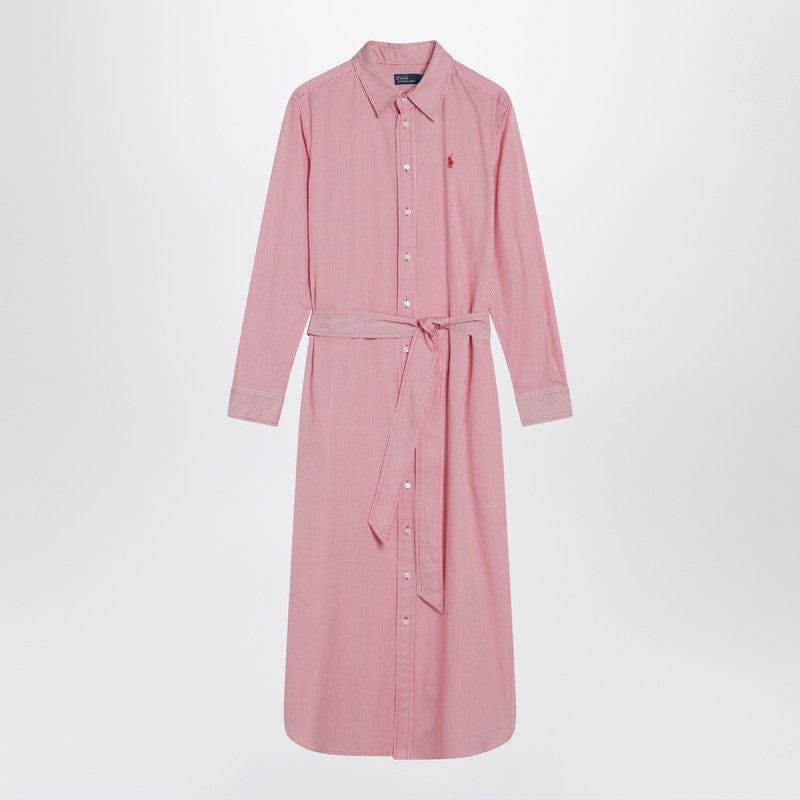 Dresses Polo Ralph Lauren - Red and white striped shirt dress - 8 US Brand