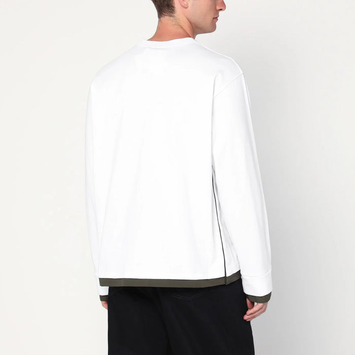 Sacai - White cotton shirt
