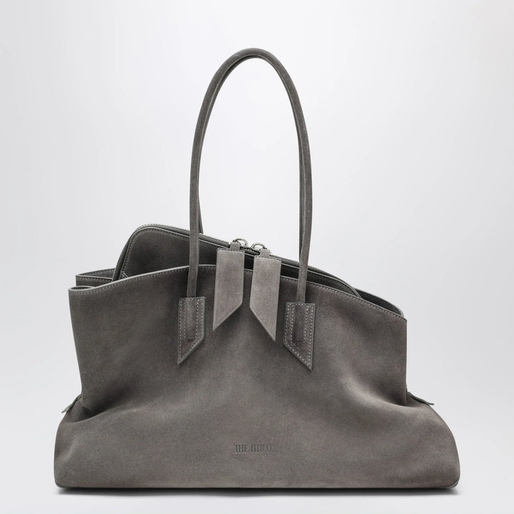 The Attico - La Passeggiata Medium bag in grey suede Brand Apparel &amp; Accessories U