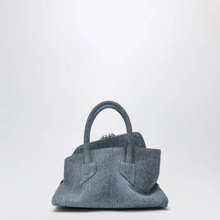 The Attico - La Passeggiata Mini bag in washed denim
