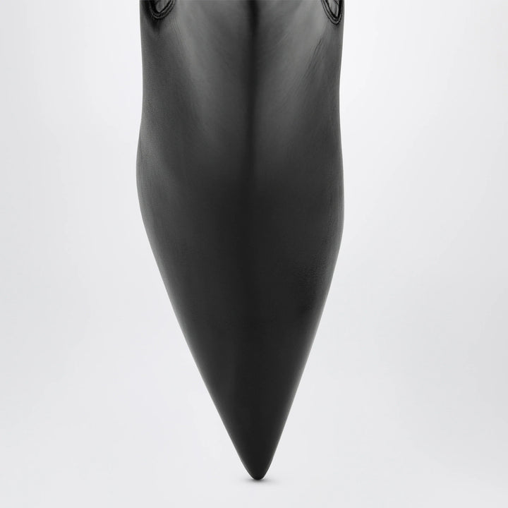 The Attico - Cheope wedge-heel ankle boots in black calfskin