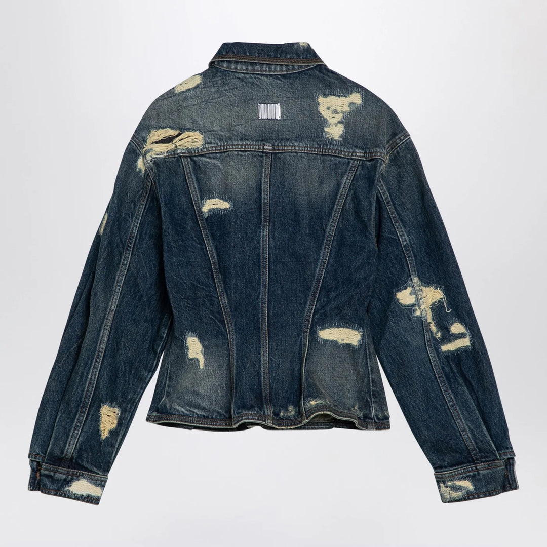 Marc Jacobs - Washed denim jacket with worn details
