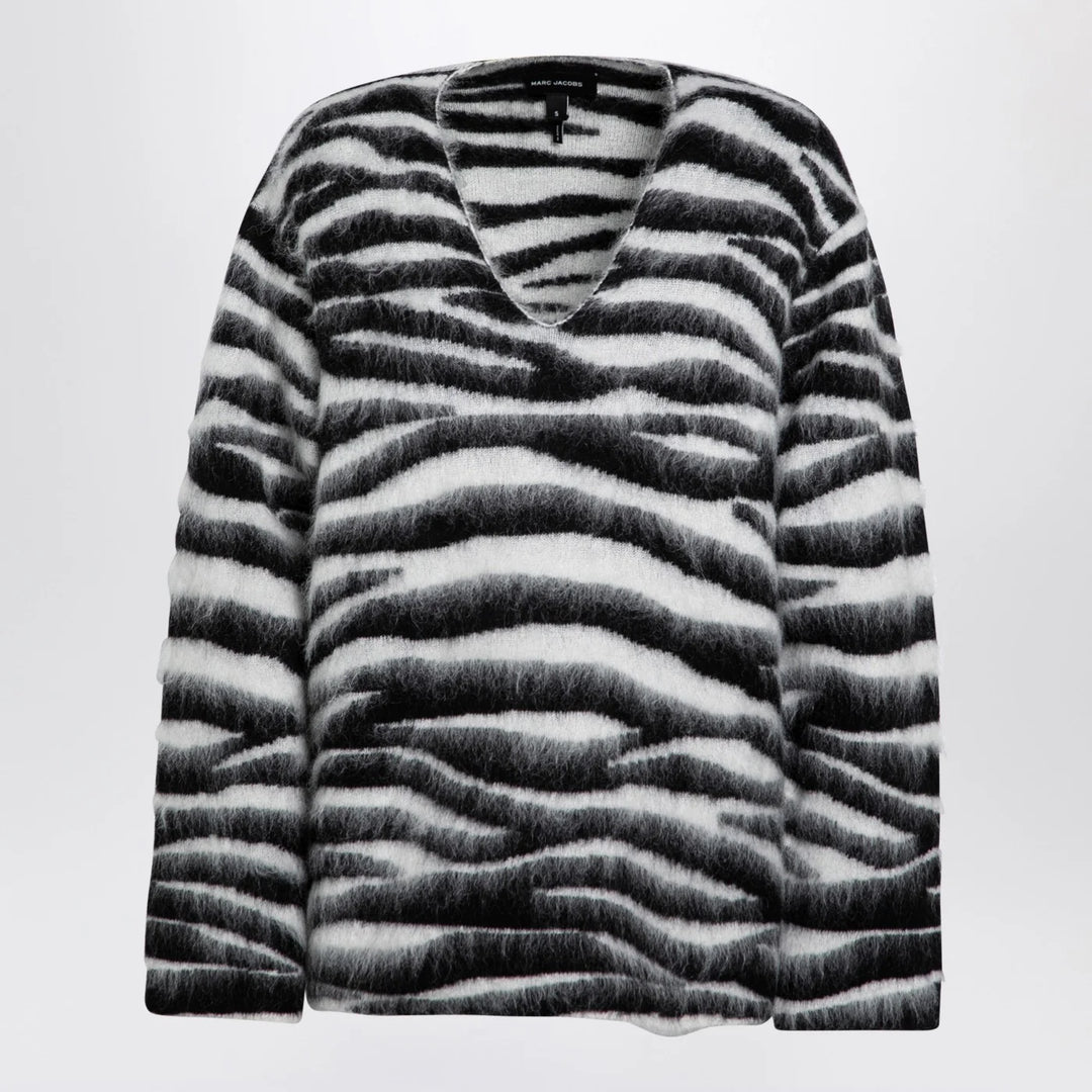 Marc Jacobs - Zebra-patterned jumper in wool blend