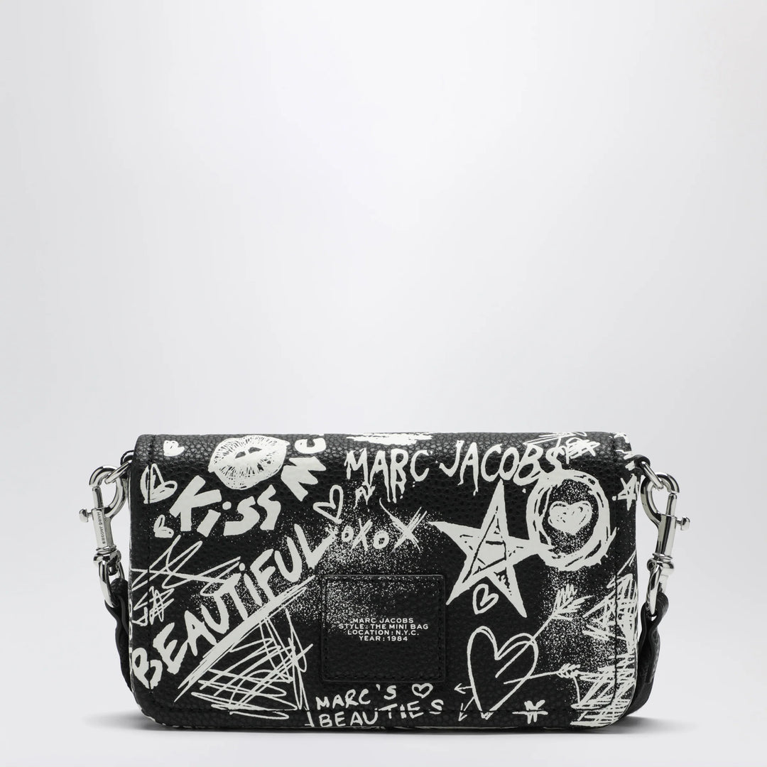 Marc Jacobs - Mini shoulder bag black with punk lettering