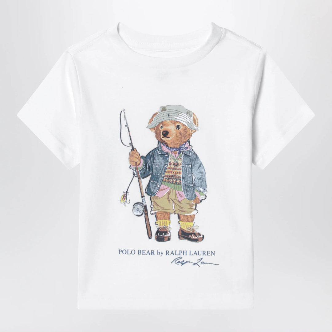Polo Ralph Lauren - White cotton Polo Bear T-shirt