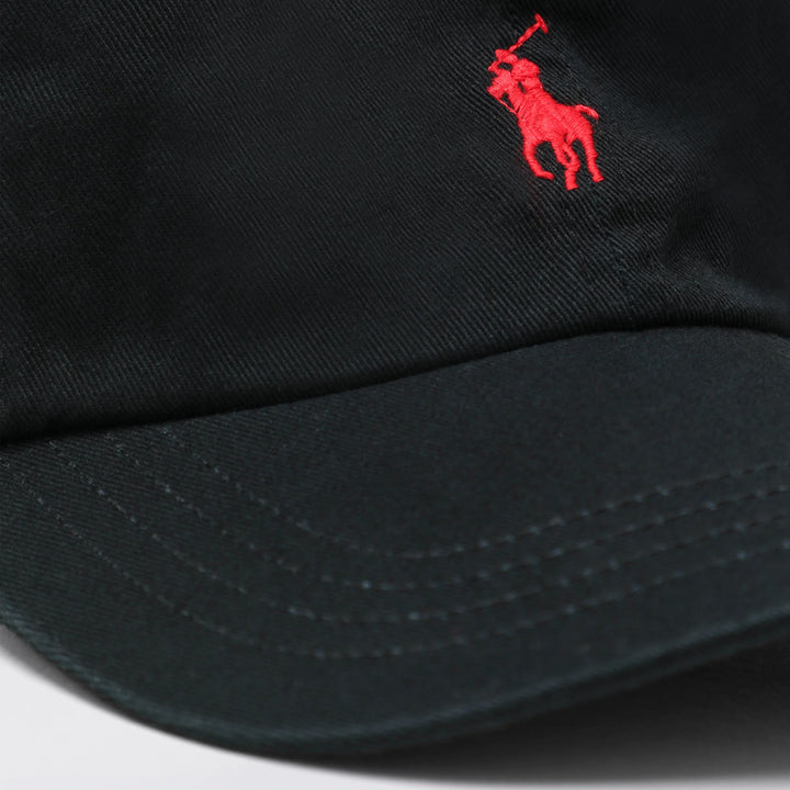 Polo Ralph Lauren - Black cotton baseball cap