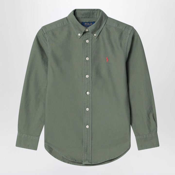 Polo Ralph Lauren - Cargo green Classic-Fit Oxford shirt