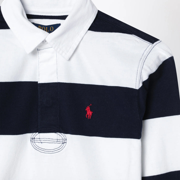 Polo Ralph Lauren - White/navy striped polo shirt