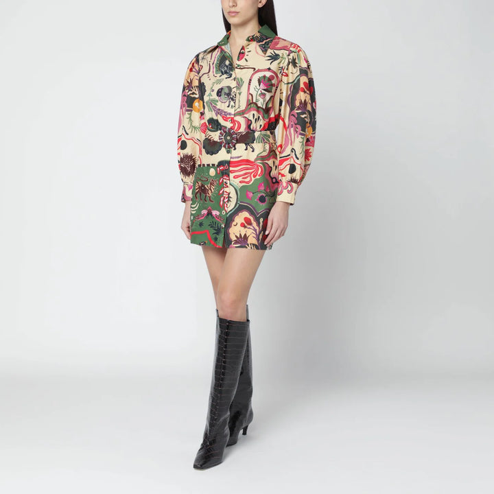 FARM Rio - Short multicolour dress with matching belt