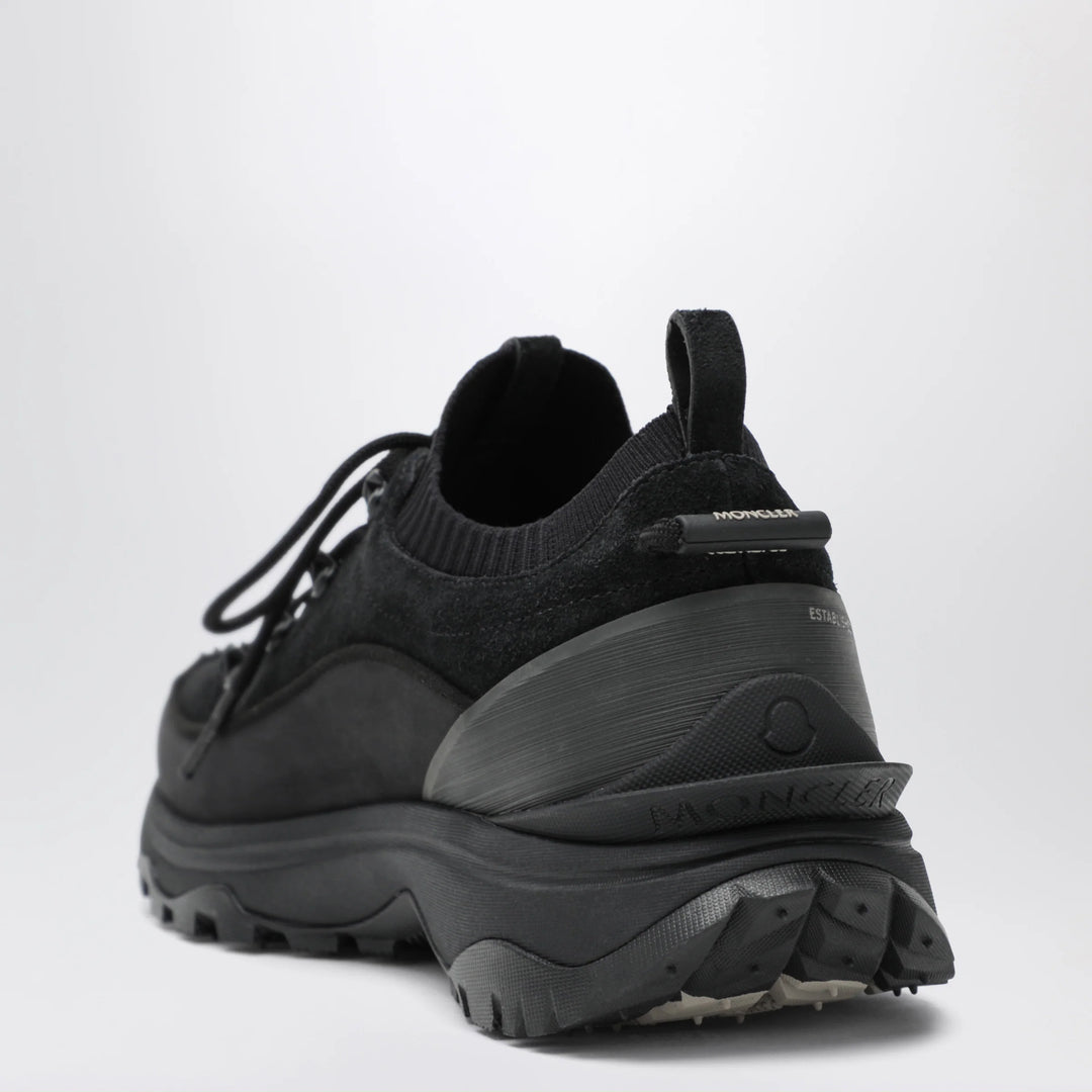 Moncler - Trailgrip Lite3 suede leather sneakers in black