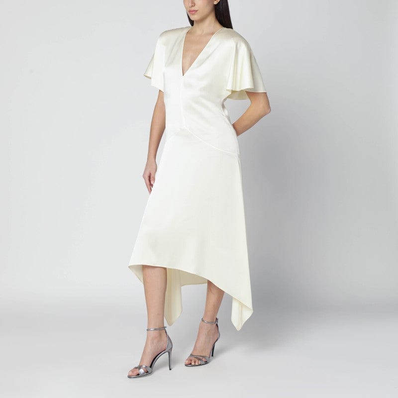 Dresses Stella McCartney - Butter-colored satin midi dress - 40 IT Brand