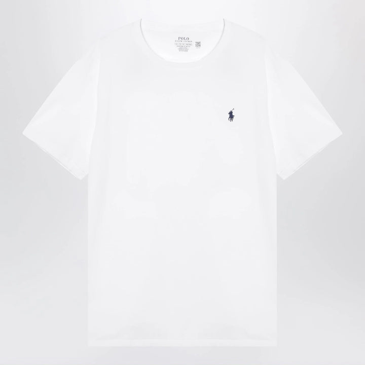 Polo Ralph Lauren - T-shirt white in cotton Custom Slim-Fit