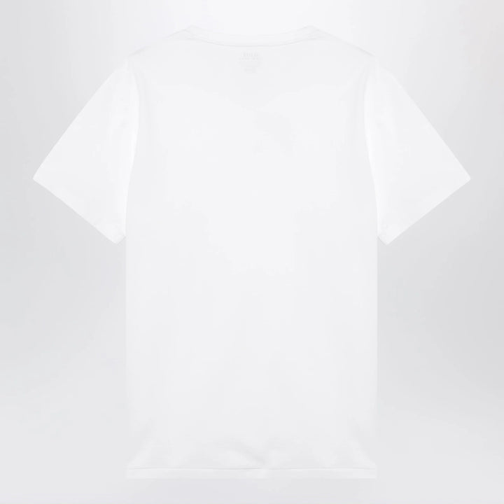 Polo Ralph Lauren - T-shirt white in cotton Custom Slim-Fit