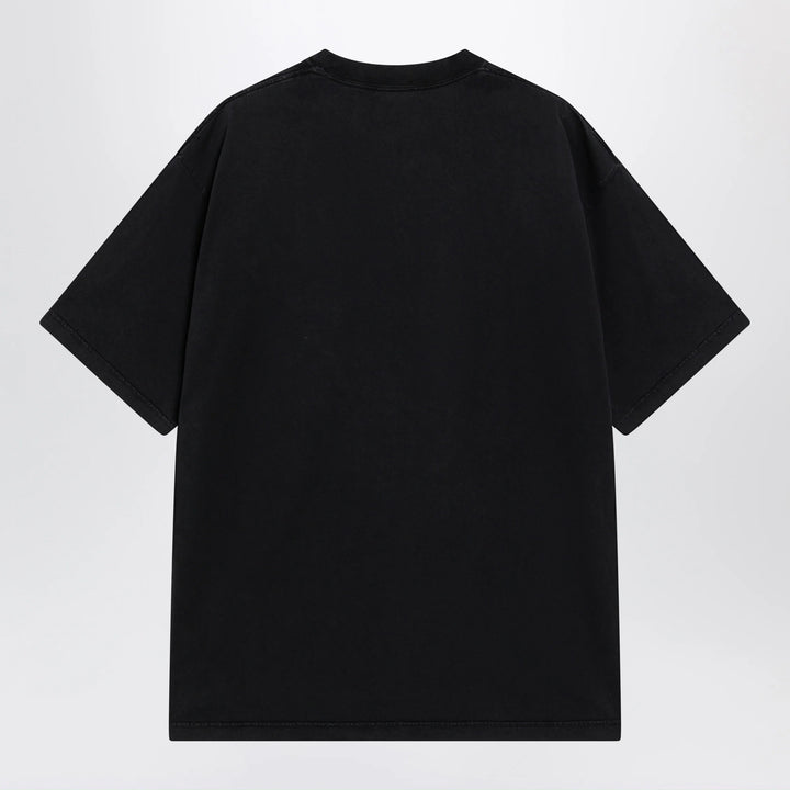 Balenciaga - The Address men’s regular-fit T-shirt in faded black cotton