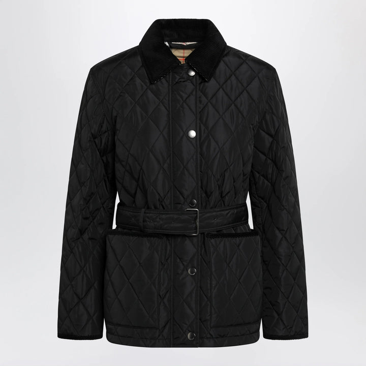 Burberry - Black quilted nylon jacket