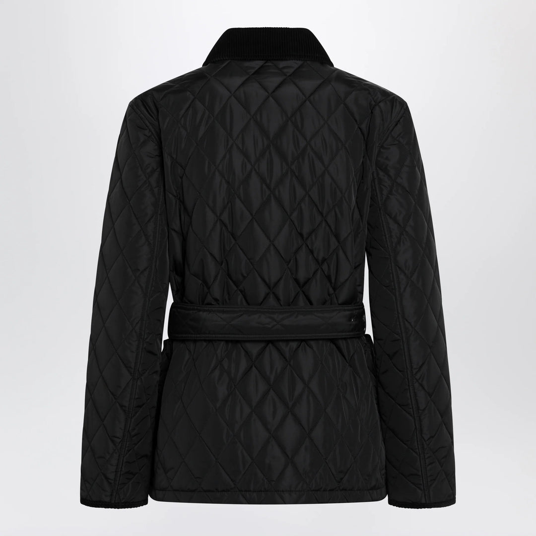 Burberry - Black quilted nylon jacket