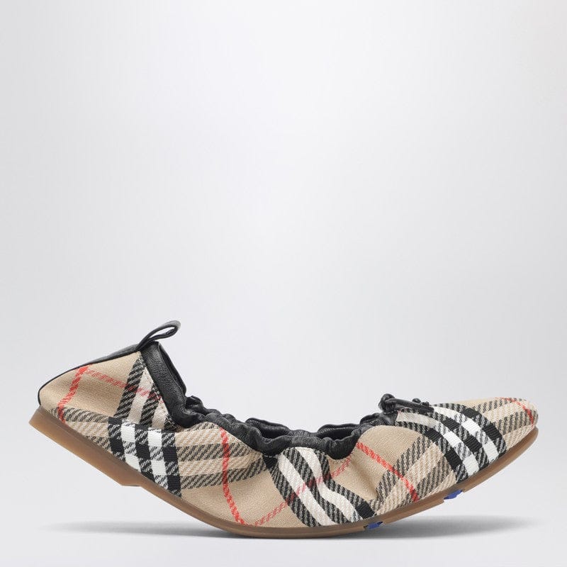 Shoes Burberry - Fawn Check ballet flats beige - 41 IT Brand