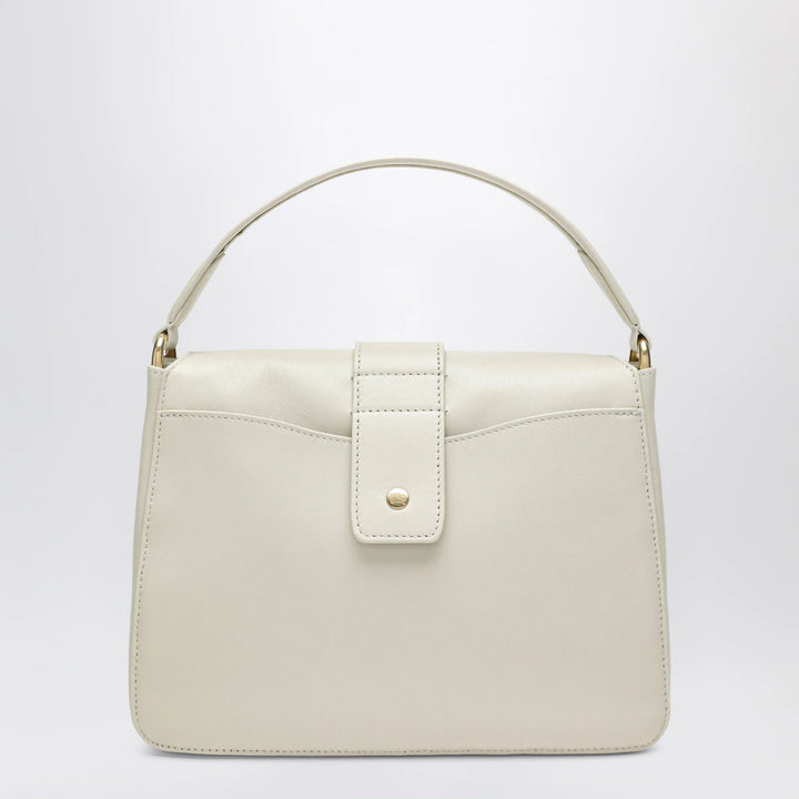 Burberry - Small Rider shoulder bag in beige lambskin