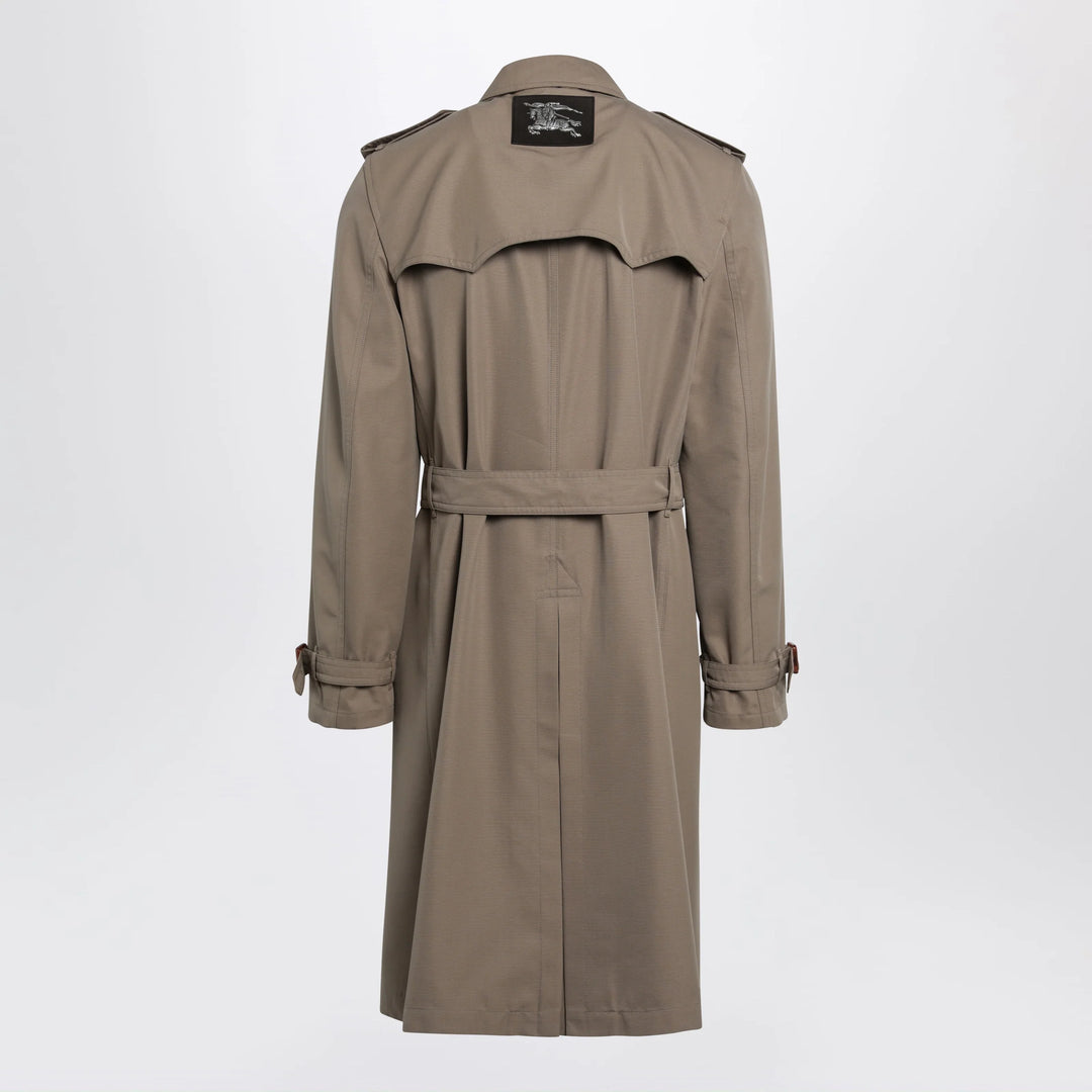 Burberry - Short Foxfield trench coat in cotton and silk