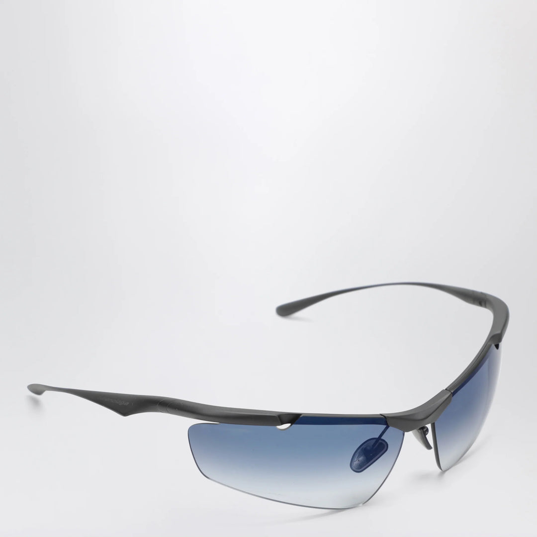 Balenciaga - Cat-Eye Boomerang Mirror Blue sunglasses