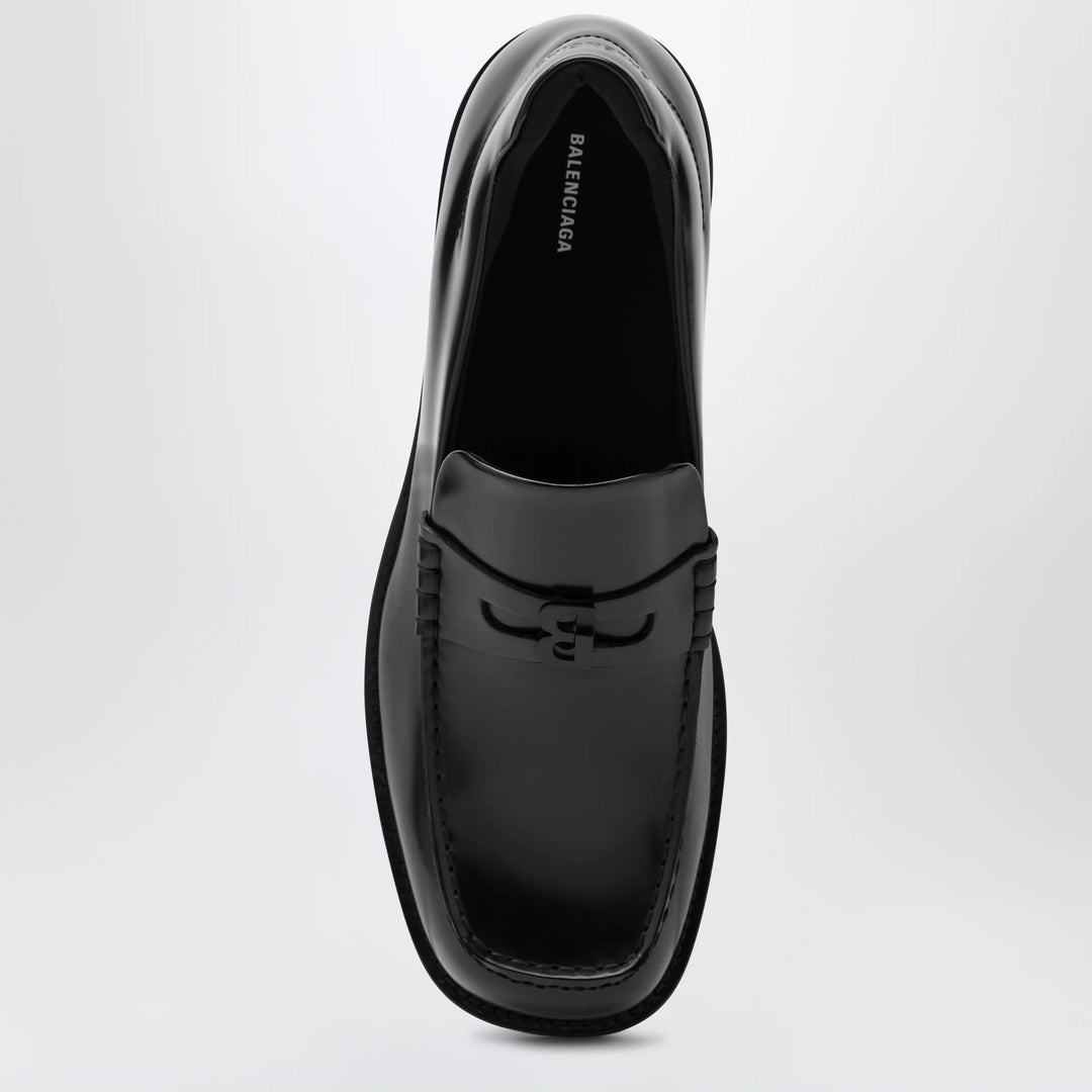Balenciaga - Comfy loafers in shiny calfskin leather black