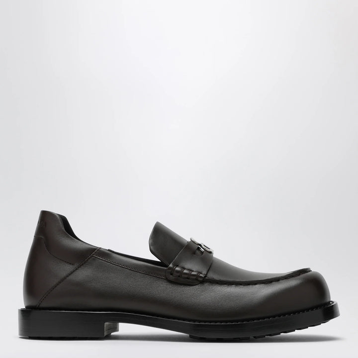 Balenciaga - Comfy loafers in mocha leather