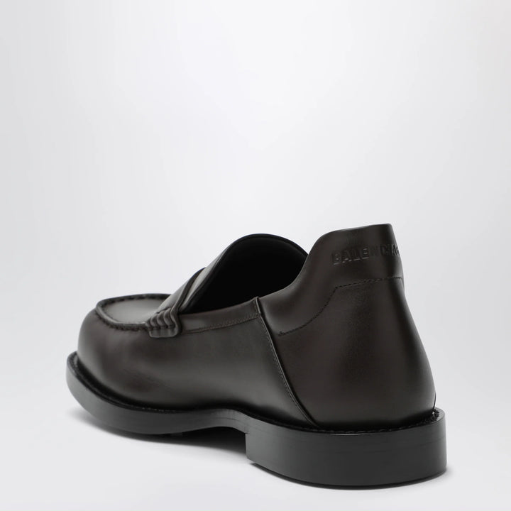 Balenciaga - Comfy loafers in mocha leather