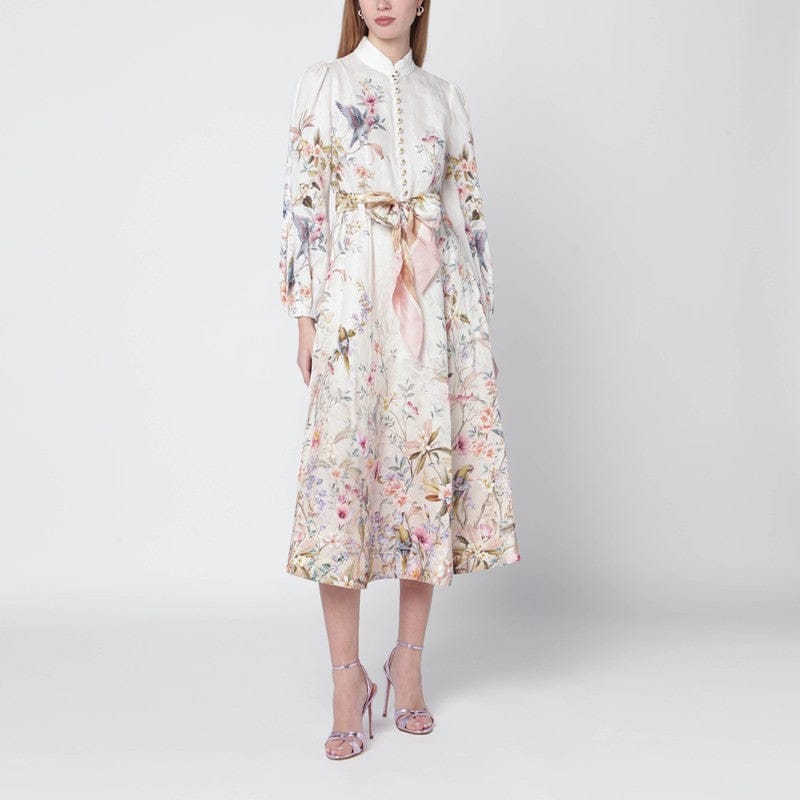 Dresses ZIMMERMANN - Rebellion cream Aviary midi dress - 1 Brand
