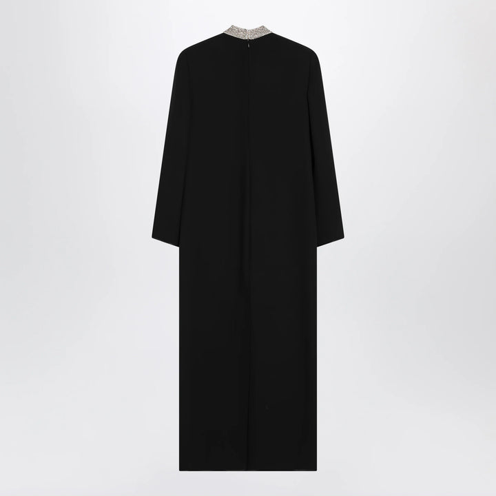 Valentino - Black silk Cady Couture dress