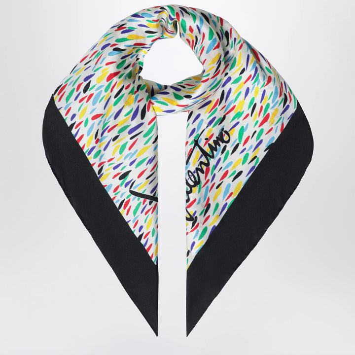 Valentino Garavani - Silk scarf with multicolor print