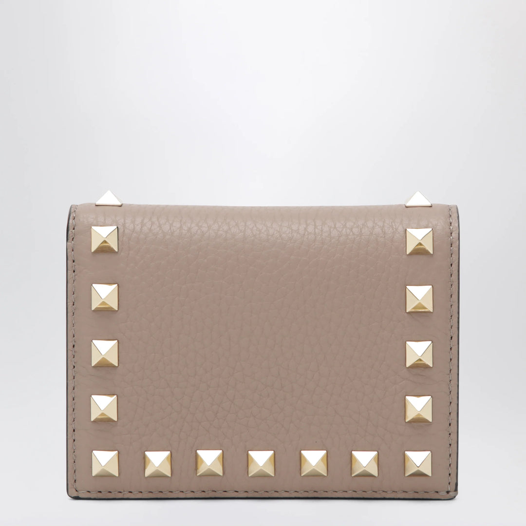 Valentino Garavani - Rockstud wallet in powder pink leather