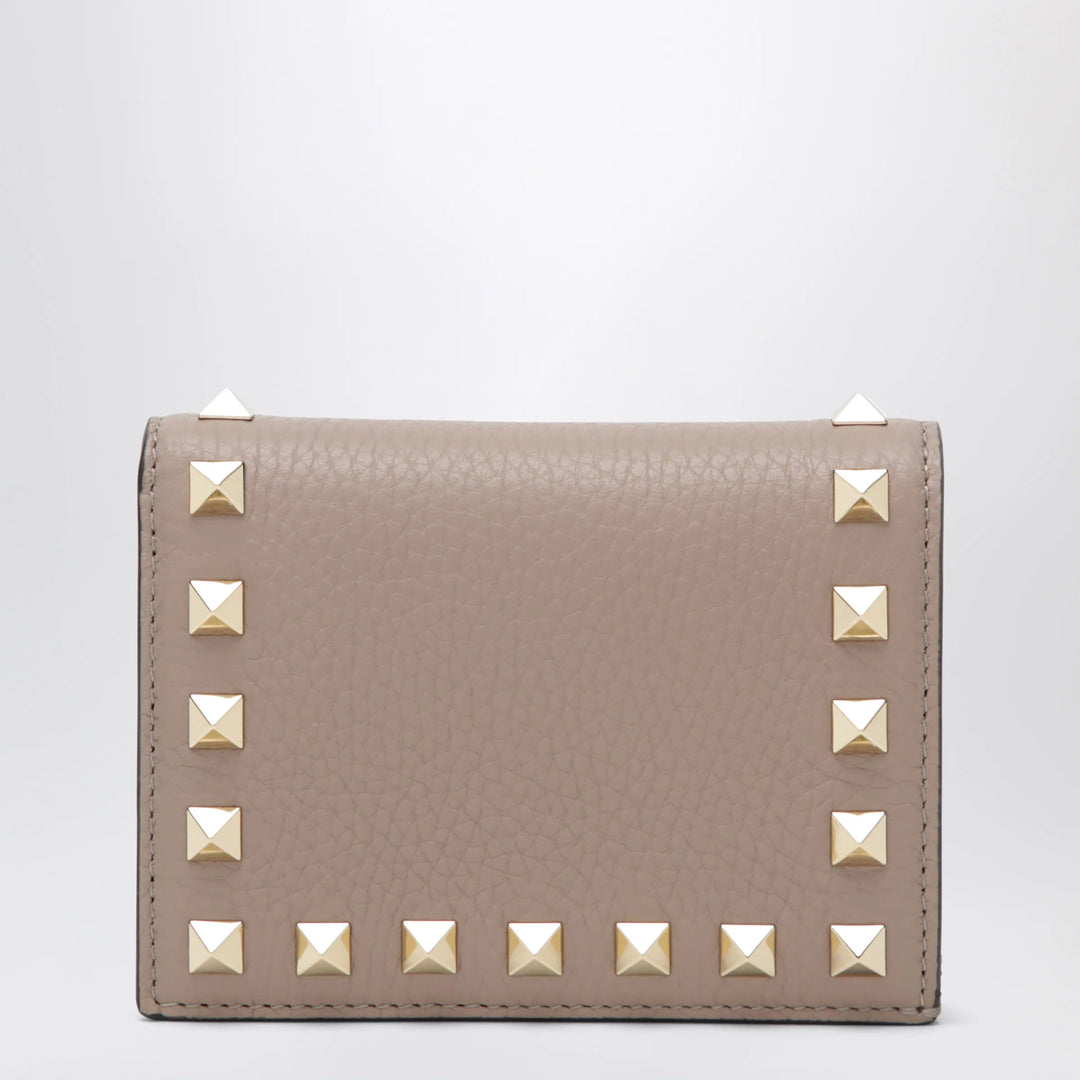 Valentino Garavani - Rockstud wallet in powder pink leather