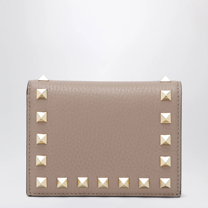 Valentino Garavani - Rockstud wallet in powder pink leather