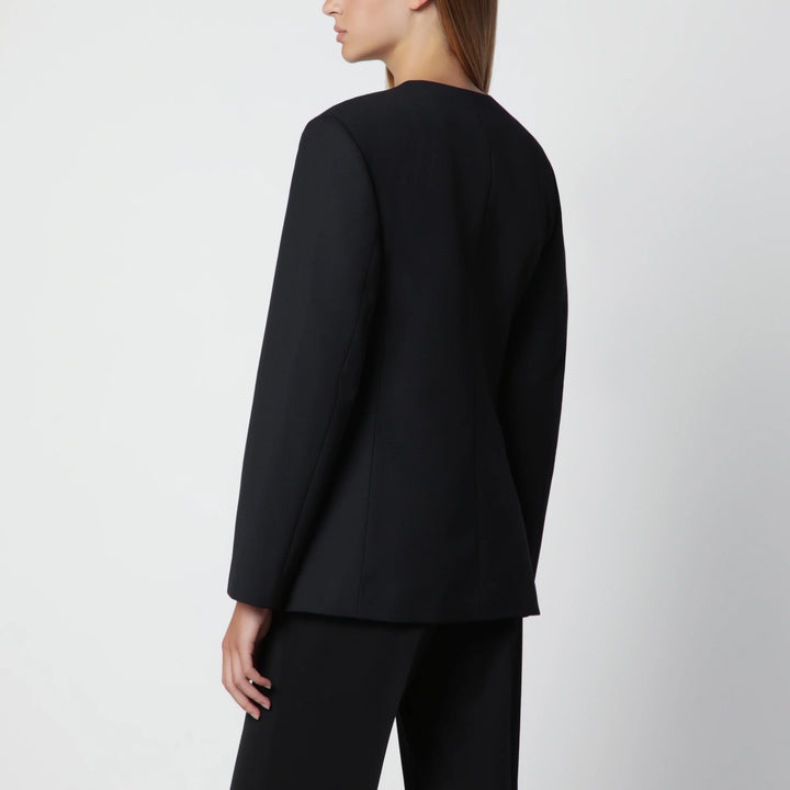ANINE BING - Black Huda jacket in a wool blend
