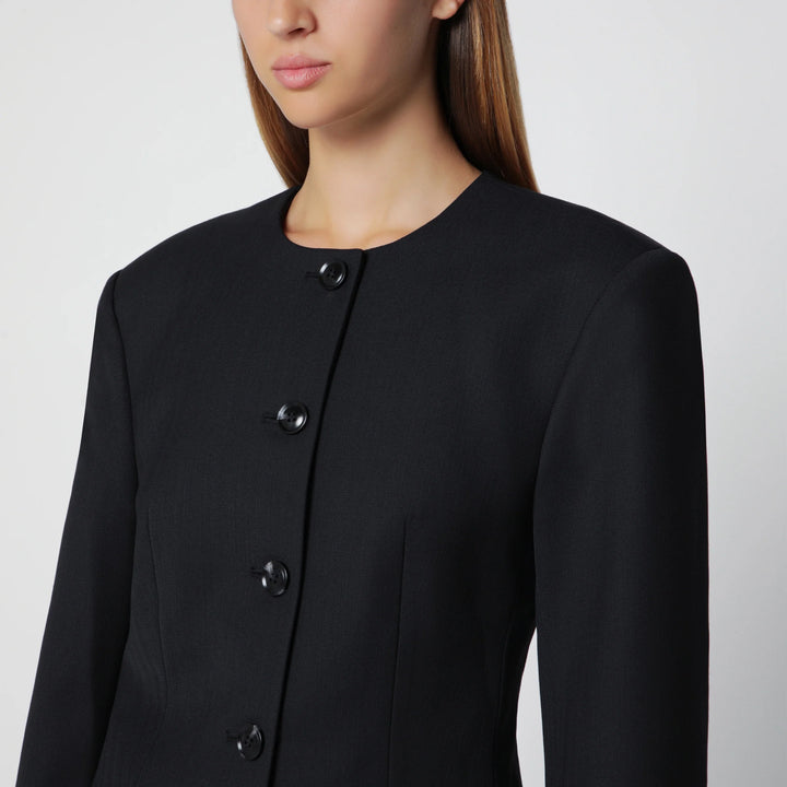 ANINE BING - Black Huda jacket in a wool blend