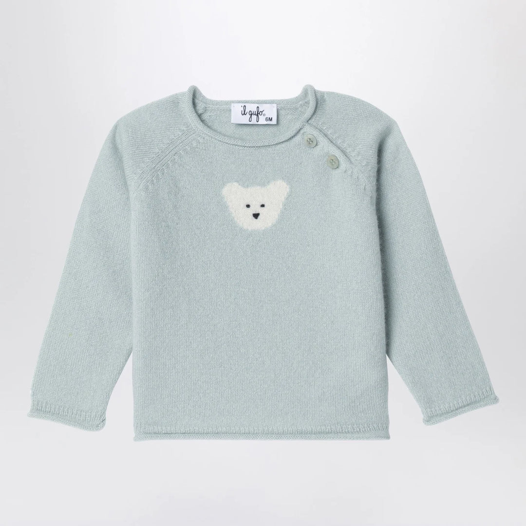 Il Gufo - Light green wool pullover