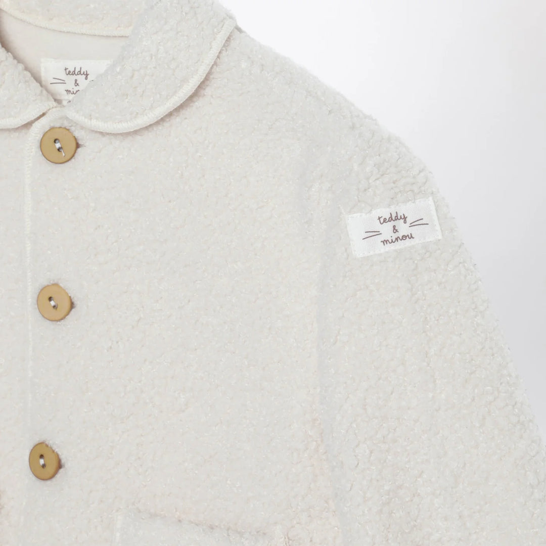 Teddy &amp; Minou - Ivory teddy-fabric jacket