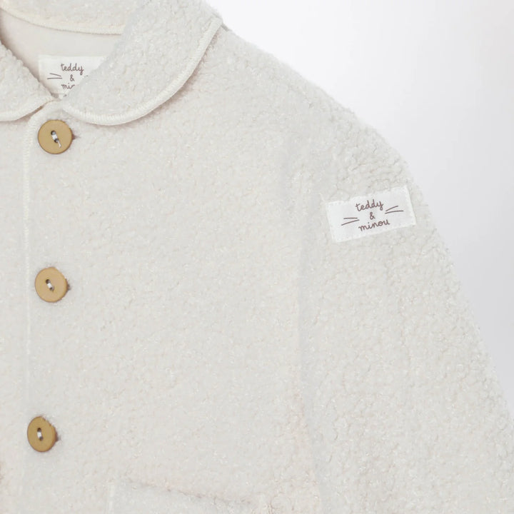 Teddy &amp; Minou - Ivory teddy-fabric jacket